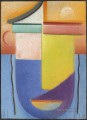 ABSTRACT HEAD WATER AND LIGHT Alexej von Jawlensky